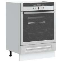Berkfield Oven Cabinet Kalmar Concrete Grey Engineered Wood