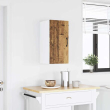 Berkfield Kitchen Wall Cabinet Kalmar Old Wood Engineered Wood