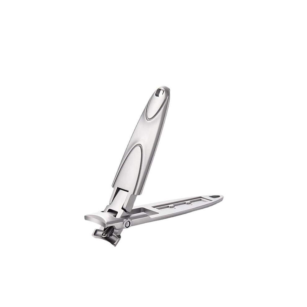 Nail Clipper Set Ultra Thin Stainless Steel Clippers with Ergonomic Finger Cradle Keychain Design