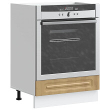 Berkfield Oven Cabinet Kalmar Artisan Oak Engineered Wood