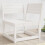 Berkfield Garden Sofa Corner White 73x73x78 cm Solid Wood Pine 1