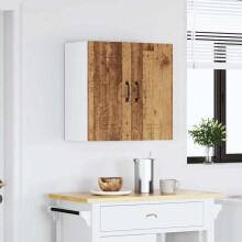 Berkfield Kitchen Wall Cabinet Kalmar Old Wood Engineered Wood