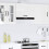 Berkfield Kitchen Wall Cabinet Kalmar High Gloss White Engineered Wood 1