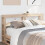 Berkfield Headboard with Shelves 140 cm Solid Wood Pine 1
