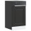 Berkfield Dishwasher Panel†Kalmar†Black 45x1.5x57 cm Engineered Wood 1