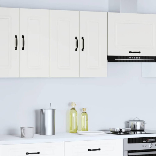 Berkfield Kitchen Wall Cabinet Kalmar White Engineered Wood