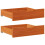 Berkfield Under-Bed Drawers 2 pcs Wax Brown 65x55x17 cm Solid Wood Pine 1