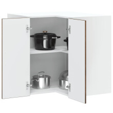 Berkfield Kitchen Wall Corner Cabinet Kalmar Smoked Oak Engineered Wood