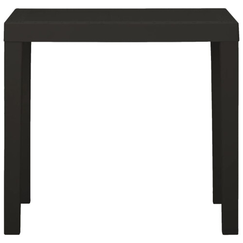 Berkfield Garden Table Anthracite 79x65x72 cm Plastic 1