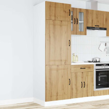 Berkfield Kitchen Cupboard Kalmar Artisan Oak Engineered Wood