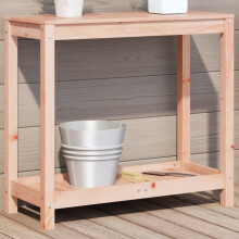 Berkfield Potting Table with Shelf 82.5x35x75 cm Solid Wood Douglas