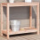 Berkfield Potting Table with Shelf 82.5x35x75 cm Solid Wood Douglas 1