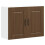 Berkfield Kitchen Wall Cabinet Kalmar Brown Oak Engineered Wood 1
