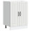 Berkfield Sink Base Cabinet Lucca White Engineered Wood 1
