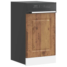 Berkfield Dishwasher Panel†Kalmar†Old Wood 45x1.5x57 cm Engineered Wood