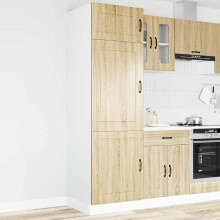 Berkfield Kitchen Cupboard Kalmar Sonoma Oak Engineered Wood