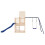 Berkfield Outdoor Playset Solid Wood Pine 6