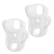 2Pcs Silicone Bottle Sleeve Set with AntiSlip Grip and ShockAbsorbing Protection for Baby Nursing Bottles