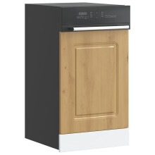 Berkfield Dishwasher Panel†Kalmar†Artisan Oak 45x1.5x57 cm Engineered Wood