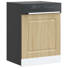 Berkfield Dishwasher Panel†Kalmar†Sonoma Oak 60x1.5x57 cm Engineered Wood