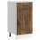 Berkfield Kitchen Base Cabinet Lucca Smoked Oak Engineered Wood 1