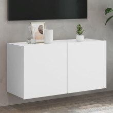 Berkfield TV Cabinet Wall-mounted White 80x30x41 cm