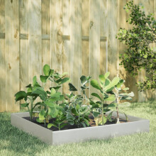 Berkfield Garden Raised Bed 100x100x26 cm Stainless Steel
