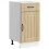 Berkfield Kitchen Base Cabinet Lucca Sonoma Oak Engineered Wood 1