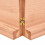 Berkfield Bathroom Countertop Light Brown 140x60x(2-6)cm Treated Solid Wood 8