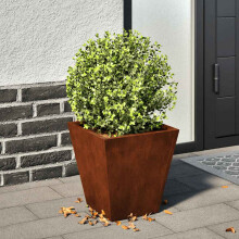 Berkfield Garden Planter 30x30x30 cm Weathering Steel