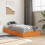 Berkfield Bed Frame without Mattress Wax Brown 75x190 cm Small Single Solid Wood Pine 1