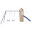 Berkfield Outdoor Playset Solid Wood Pine 4