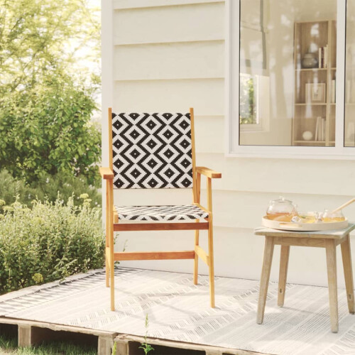 Berkfield Garden Chairs 2 pcs Solid Acacia Wood 2