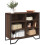 Berkfield Sideboard Brown Oak 91x35.5x74.5 cm Engineered Wood 1