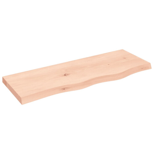 Berkfield Bathroom Countertop 80x30x(2-4) cm Untreated Solid Wood 1