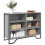 Berkfield Sideboard Grey Sonoma 101x35.5x74.5 cm Engineered Wood 1