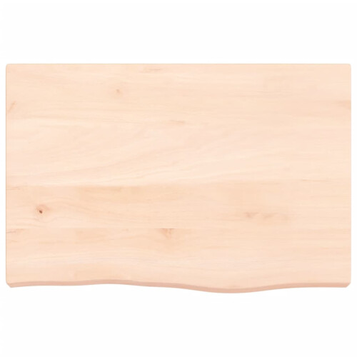 Berkfield Bathroom Countertop 60x40x(2-6) cm Untreated Solid Wood 2