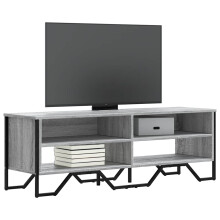 Berkfield TV Cabinet Grey Sonoma 122x34x41 cm Engineered Wood