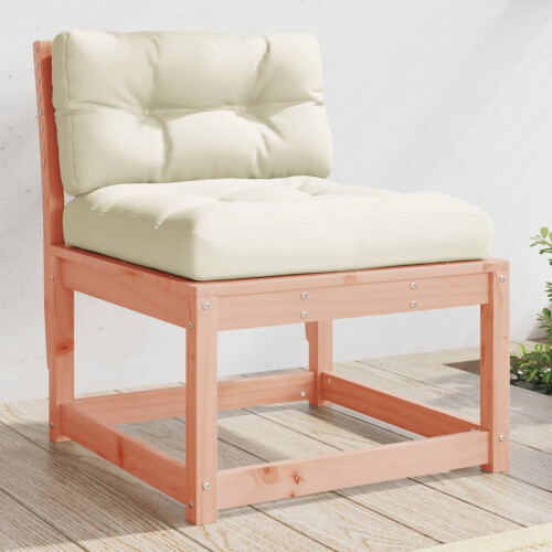 Berkfield Garden Sofa with Cushions Solid Wood Douglas