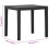 Berkfield Garden Table Grey 79x65x72 cm Plastic 5