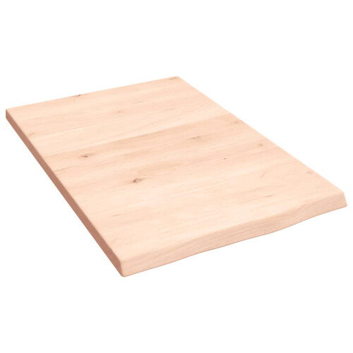 Berkfield Bathroom Countertop 40x60x2 cm Untreated Solid Wood 1