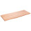 Berkfield Bathroom Countertop Light Brown 100x40x2 cm Treated Solid Wood 2