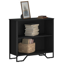 Berkfield Bookcase Black 80x31x74.5 cm Engineered Wood