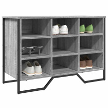 Berkfield Shoe Cabinet Grey Sonoma 90x38x61.5 cm Engineered Wood