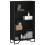 Berkfield Bookcase Black 80x31x137.5 cm Engineered Wood 1