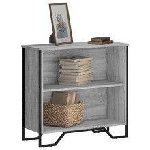Berkfield Bookcase Grey Sonoma 80x31x74.5 cm Engineered Wood
