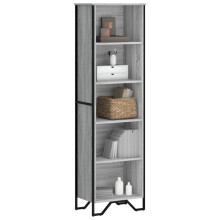 Berkfield Bookcase Grey Sonoma 50x31x169 cm Engineered Wood
