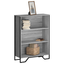 Berkfield Bookcase Grey Sonoma 80x31x106 cm Engineered Wood