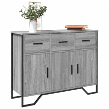 Berkfield Sideboard Grey Sonoma 97x32.5x74.5 cm Engineered Wood