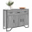 Berkfield Sideboard Grey Sonoma 97x32.5x74.5 cm Engineered Wood 1